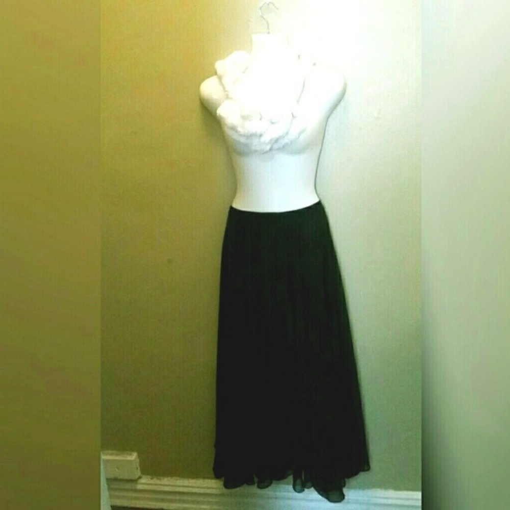 Oleg Cassini Black Skirt - Picture 1 of 6